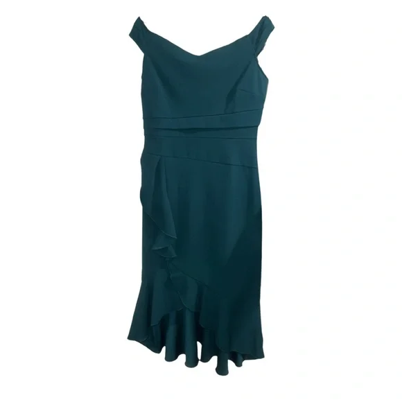 🆕Green Knitee Off The Shoulder Dress - Picture 2 of 4